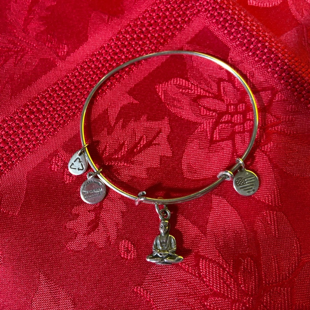 Rare Buddha Alex and Ani Bangle Bracelet